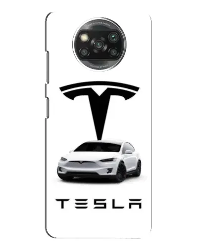Чехол для Xiaomi POCO X3 Pro с картинкой «Tesla White Style» Чехол для Xiaomi POCO X3 Pro с картинкой «Tesla White Style»