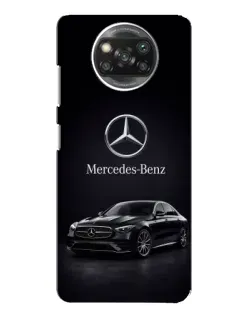 Чехол для Xiaomi POCO X3 Pro с картинкой «Mercedes — решетка радиатора»