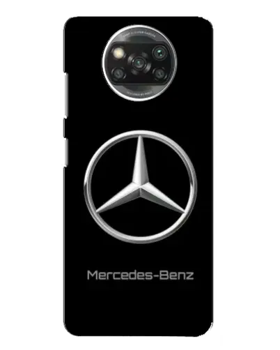 Чехол для Xiaomi POCO X3 Pro с картинкой «Mercedes Silver Logo»