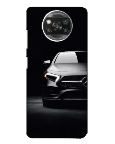 Чехол для Xiaomi POCO X3 Pro с картинкой «Свет фар Mercedes»