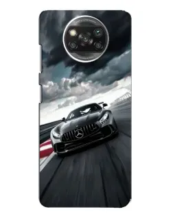 Чехол для Xiaomi POCO X3 Pro с картинкой «Гоночный Mercedes AMG»