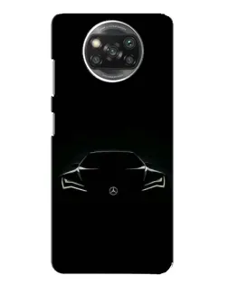 Чехол для Xiaomi POCO X3 Pro с картинкой «Mercedes — силуэт авто» Чехол для Xiaomi POCO X3 Pro с картинкой «Mercedes — силуэт авто»