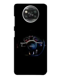 Чохол для Xiaomi POCO X3 Pro з картинкою «Салон Audi — кермо» Чохол для Xiaomi POCO X3 Pro з картинкою «Салон Audi — кермо»