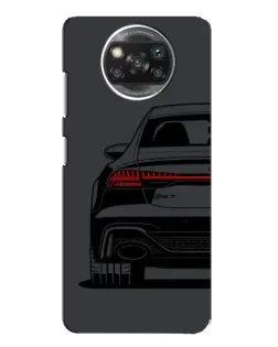 Чехол для Xiaomi POCO X3 Pro с картинкой «Задняя часть Audi — арт»