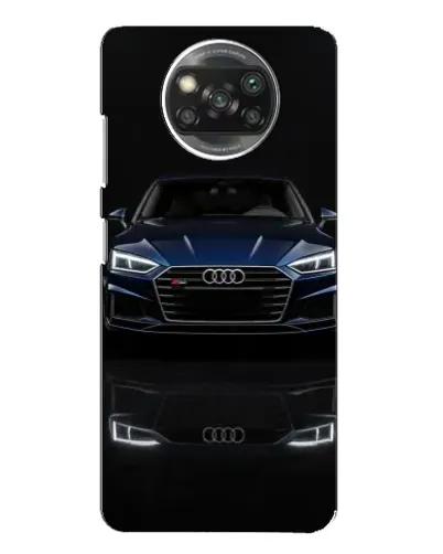 Чехол для Xiaomi POCO X3 Pro с картинкой «Audi — ночное отражение» Чехол для Xiaomi POCO X3 Pro с картинкой «Audi — ночное отражение»