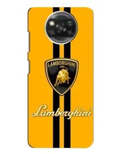 Чохол для Xiaomi POCO X3 Pro з картинкою «Lamborghini Stripe жовтий» Чохол для Xiaomi POCO X3 Pro з картинкою «Lamborghini Stripe жовтий»