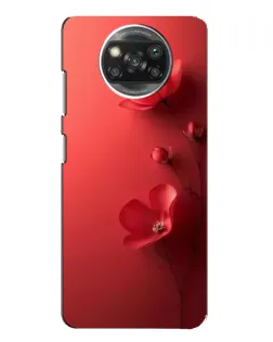 Чехол для Xiaomi POCO X3 Pro с картинкой «Маковые соцветия»