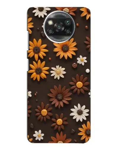 Чехол для Xiaomi POCO X3 Pro с картинкой «Узор из маленьких подсолнухов» Чехол для Xiaomi POCO X3 Pro с картинкой «Узор из маленьких подсолнухов»