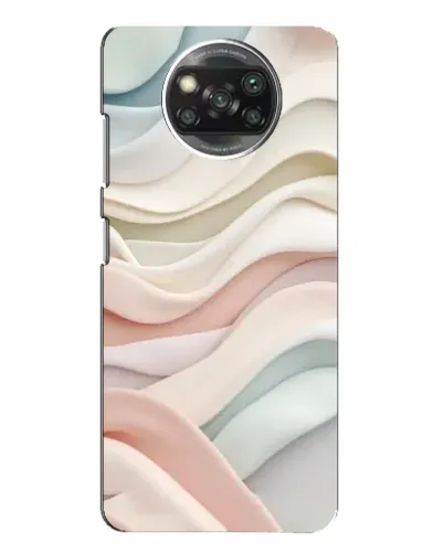 Чехол для Xiaomi POCO X3 Pro с картинкой «Пастельные нежные волны»
