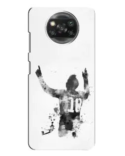 Чохол для Xiaomi POCO X3 Pro з картинкою «Чорно-білий силует Мессі» Чохол для Xiaomi POCO X3 Pro з картинкою «Чорно-білий силует Мессі»