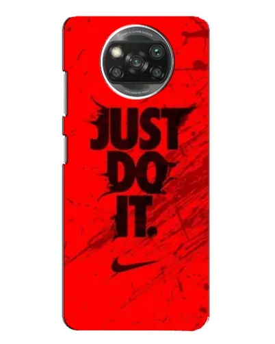 Чехол для Xiaomi POCO X3 с картинкой «Nike Just Do It» Чехол для Xiaomi POCO X3 с картинкой «Nike Just Do It»