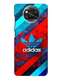 Чехол для Xiaomi POCO X3 с картинкой «Абстракция Adidas»