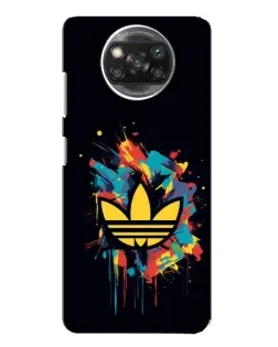 Чехол для Xiaomi POCO X3 с картинкой «Adidas Splash»
