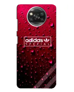 Чехол для Xiaomi POCO X3 с картинкой «Adidas Gold Marble»