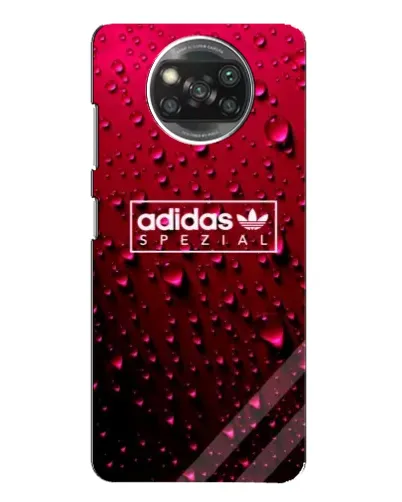 Чехол для Xiaomi POCO X3 с картинкой «Adidas Gold Marble»