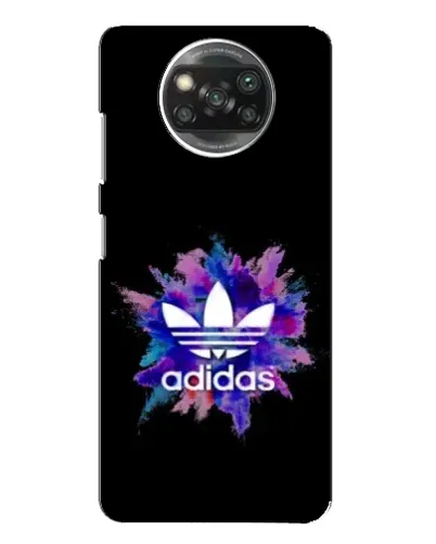 Чехол для Xiaomi POCO X3 с картинкой «Взрыв красок Adidas»