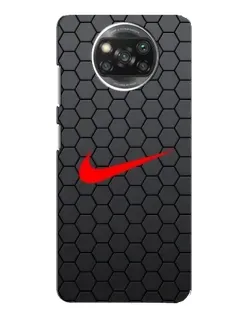 Чехол для Xiaomi POCO X3 с картинкой «Nike — карбоновая сетка» Чехол для Xiaomi POCO X3 с картинкой «Nike — карбоновая сетка»