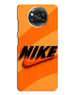 Чехол для Xiaomi POCO X3 с картинкой «Оранжевый драйв Nike» Чехол для Xiaomi POCO X3 с картинкой «Оранжевый драйв Nike»