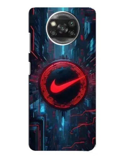 Чехол для Xiaomi POCO X3 с картинкой «Техногенный стиль Nike» Чехол для Xiaomi POCO X3 с картинкой «Техногенный стиль Nike»