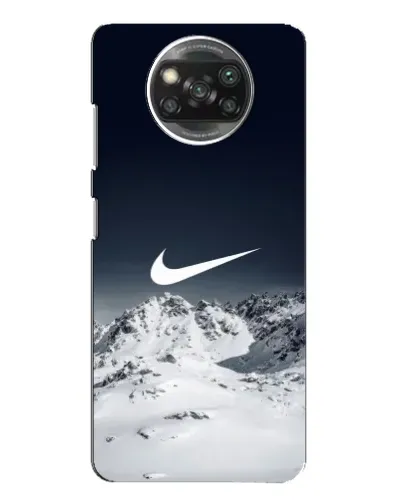 Чехол для Xiaomi POCO X3 с картинкой «Nike — зимние горы» Чехол для Xiaomi POCO X3 с картинкой «Nike — зимние горы»