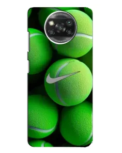 Чехол для Xiaomi POCO X3 с картинкой «Теннисные мячи Найк» Чехол для Xiaomi POCO X3 с картинкой «Теннисные мячи Найк»
