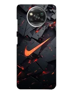 Чехол для Xiaomi POCO X3 с картинкой «Nike — эффект разломов» Чехол для Xiaomi POCO X3 с картинкой «Nike — эффект разломов»