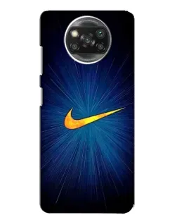 Чехол для Xiaomi POCO X3 с картинкой «Синий пульс Nike» Чехол для Xiaomi POCO X3 с картинкой «Синий пульс Nike»