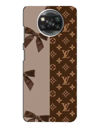Чехол для Xiaomi POCO X3 с картинкой «Louis Vuitton — банты»