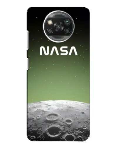 Чехол для Xiaomi POCO X3 с картинкой «NASA — лунный градиент»