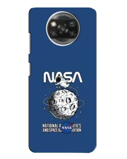 Чехол для Xiaomi POCO X3 с картинкой «NASA — лунная миссия» Чехол для Xiaomi POCO X3 с картинкой «NASA — лунная миссия»