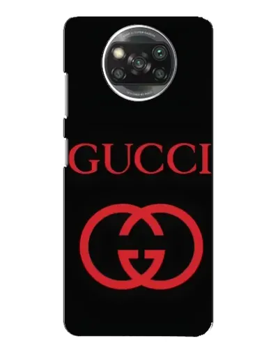 Чехол для Xiaomi POCO X3 с картинкой «Gucci — красный логотип» Чехол для Xiaomi POCO X3 с картинкой «Gucci — красный логотип»