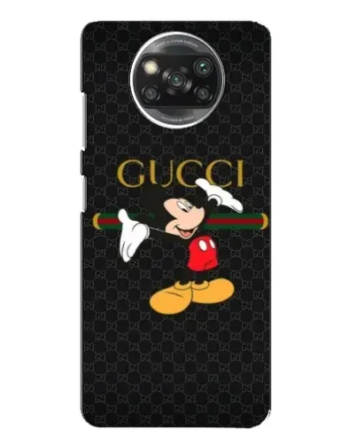 Чехол для Xiaomi POCO X3 с картинкой «Микки Маус Gucci» Чехол для Xiaomi POCO X3 с картинкой «Микки Маус Gucci»