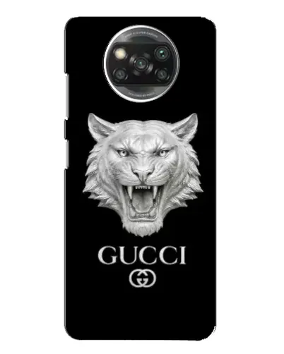 Чехол для Xiaomi POCO X3 с картинкой «Gucci — серебряный лев» Чехол для Xiaomi POCO X3 с картинкой «Gucci — серебряный лев»