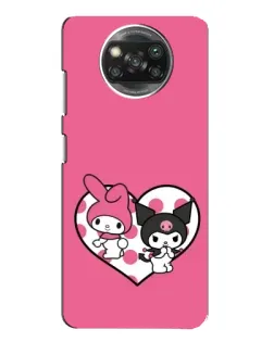 Чехол для Xiaomi POCO X3 с картинкой «Kuromi и My Melody» Чехол для Xiaomi POCO X3 с картинкой «Kuromi и My Melody»