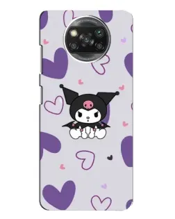 Чехол для Xiaomi POCO X3 с картинкой «Kuromi и лавандовые сердца» Чехол для Xiaomi POCO X3 с картинкой «Kuromi и лавандовые сердца»