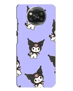 Чехол для Xiaomi POCO X3 с картинкой «Паттерн с Kuromi» Чехол для Xiaomi POCO X3 с картинкой «Паттерн с Kuromi»