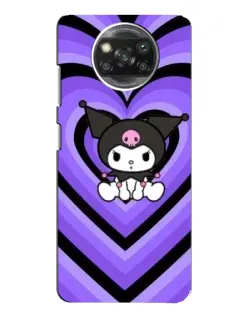 Чехол для Xiaomi POCO X3 с картинкой «Kuromi и фиолетовые сердца» Чехол для Xiaomi POCO X3 с картинкой «Kuromi и фиолетовые сердца»
