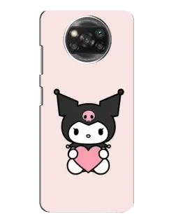 Чехол для Xiaomi POCO X3 с картинкой «Kuromi и сердце» Чехол для Xiaomi POCO X3 с картинкой «Kuromi и сердце»