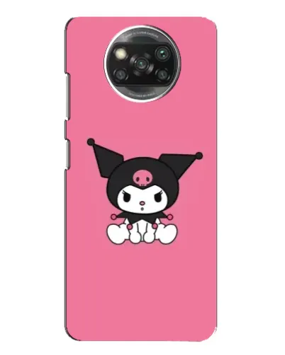 Чехол для Xiaomi POCO X3 с картинкой «Хмурая Kuromi»