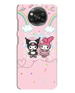 Чехол для Xiaomi POCO X3 с картинкой «My Melody и Kuromi» Чехол для Xiaomi POCO X3 с картинкой «My Melody и Kuromi»