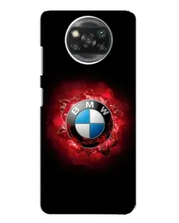 Чохол для Xiaomi POCO X3 з картинкою «Логотип BMW — спалах»