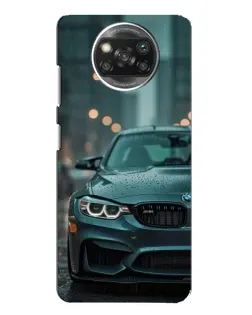 Чохол для Xiaomi POCO X3 з картинкою «BMW у вогнях міста»