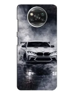 Чохол для Xiaomi POCO X3 з картинкою «BMW крізь туман»