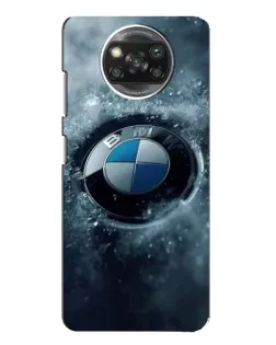 Чохол для Xiaomi POCO X3 з картинкою «Логотип BMW — лід»