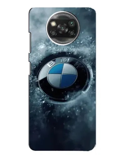 Чехол для Xiaomi POCO X3 с картинкой «Логотип BMW — лед» Чехол для Xiaomi POCO X3 с картинкой «Логотип BMW — лед»