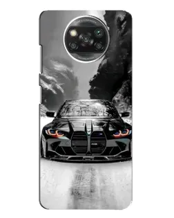 Чохол для Xiaomi POCO X3 з картинкою «BMW — акварельний дрифт»