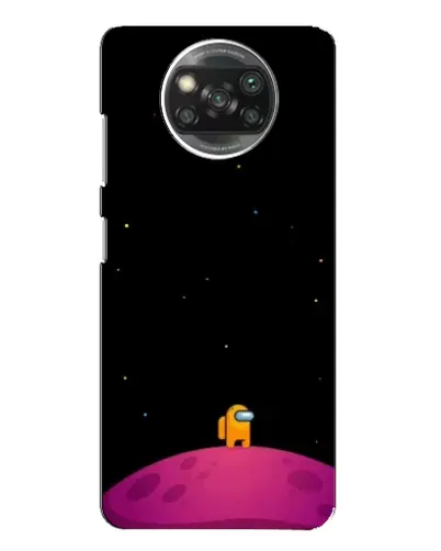 Чехол для Xiaomi POCO X3 с картинкой «Одинокий герой на планете»