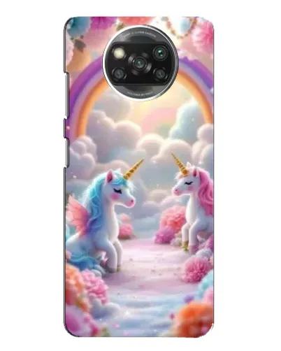Чехол для Xiaomi POCO X3 с картинкой «Радуга и единороги» Чехол для Xiaomi POCO X3 с картинкой «Радуга и единороги»