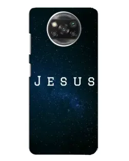 Чехол для Xiaomi POCO X3 с картинкой «Звездное небо Jesus»