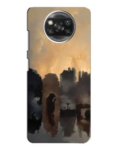 Чехол для Xiaomi POCO X3 с картинкой «Дорога к вере»